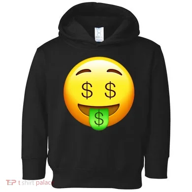 Money Emoji Toddler Hoodie