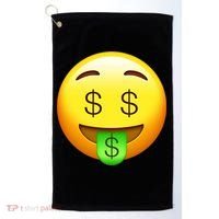 Money Emoji Golf Towel thumb 0