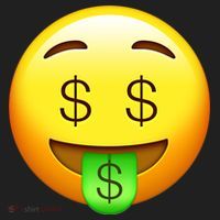 Money Emoji Golf Towel thumb 3