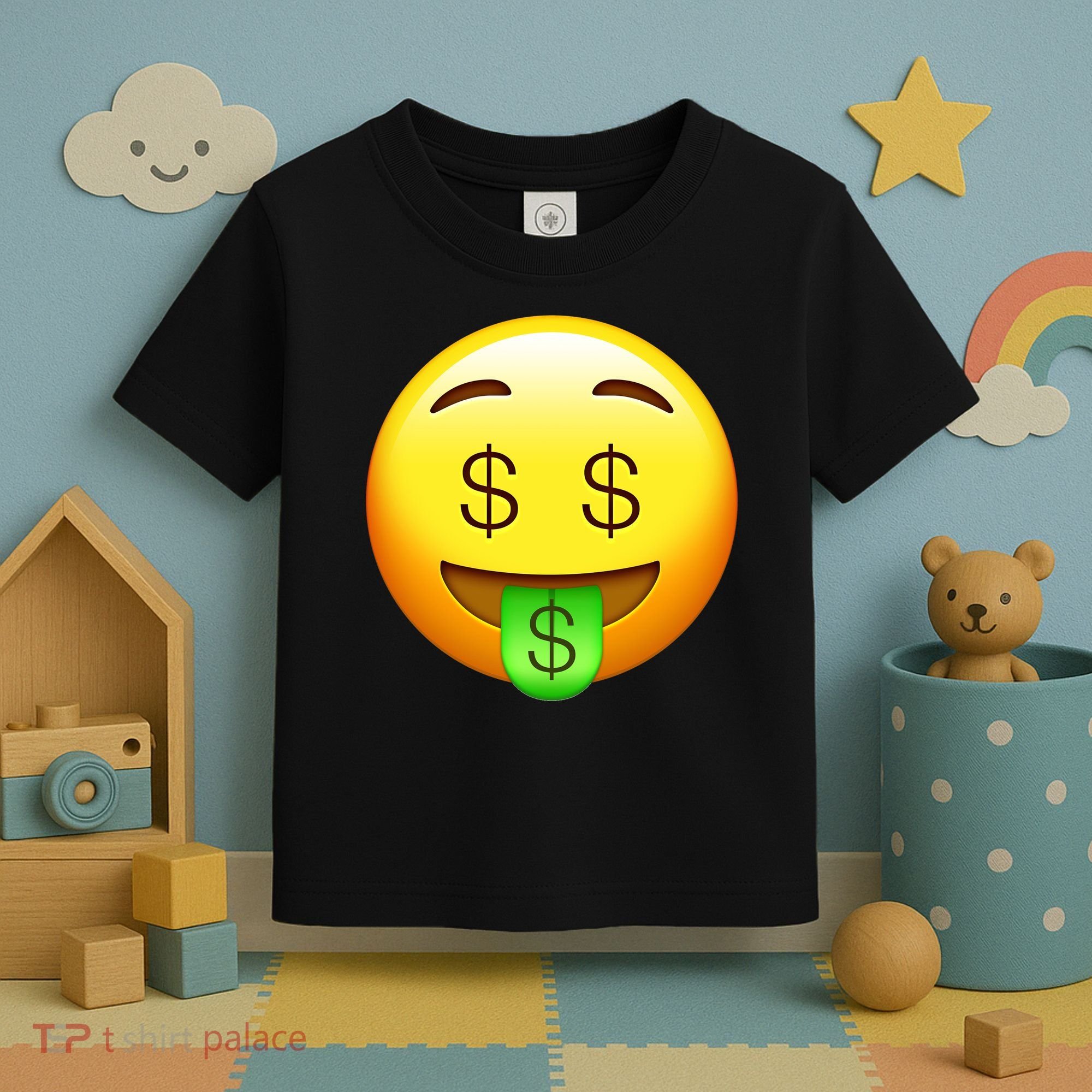 Money Emoji Toddler T-Shirt