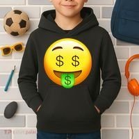 Money Emoji Kids Hoodie thumb 2