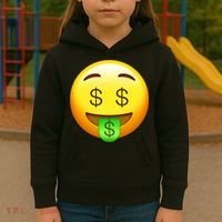 Money Emoji Kids Hoodie thumb 3