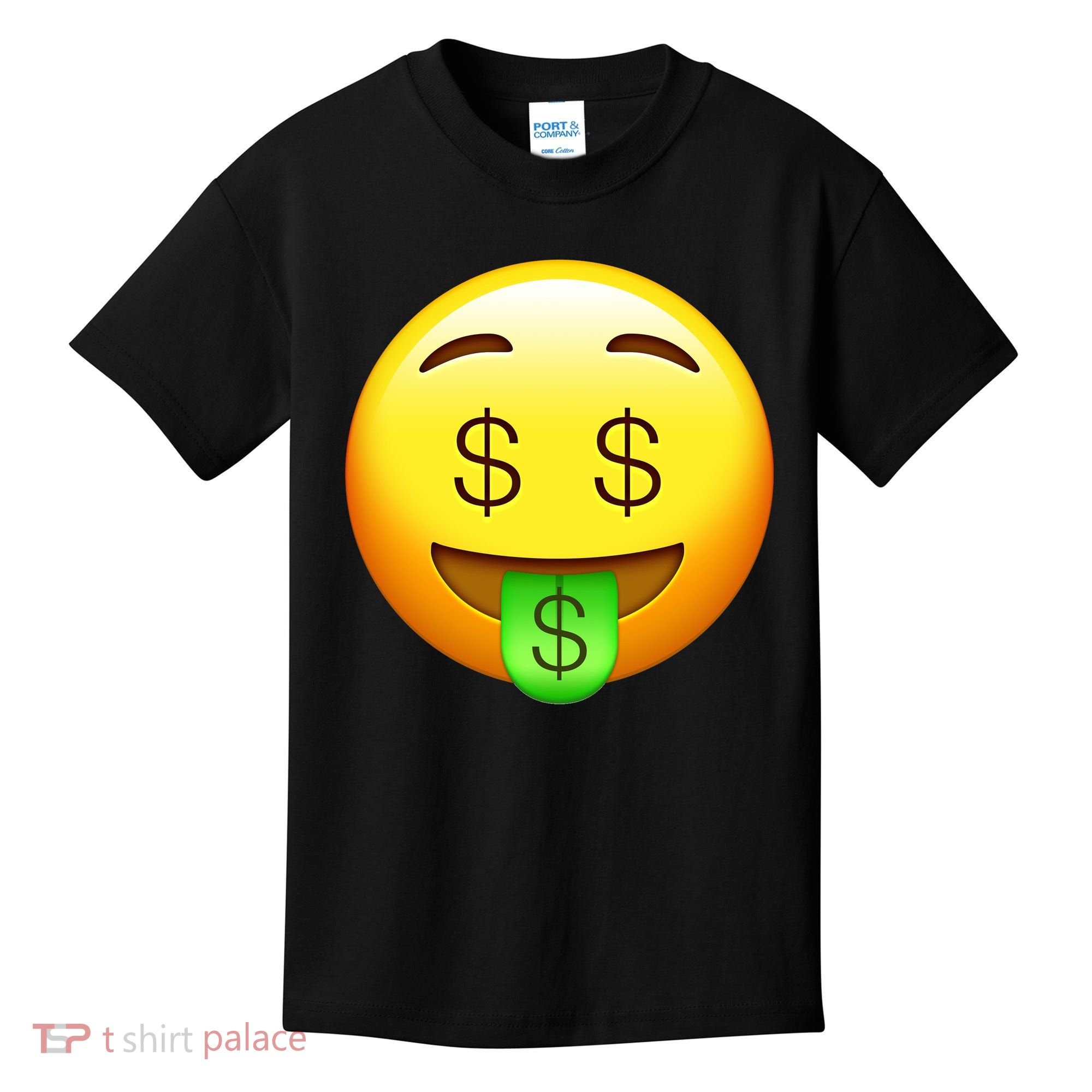 Money Emoji Kids T-Shirt