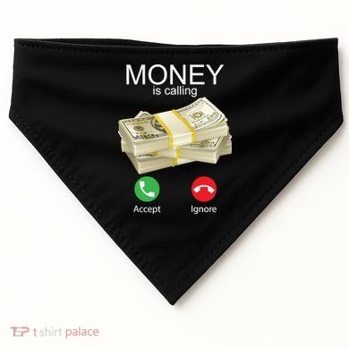 Money Is Calling USA-Made Doggie Bandana