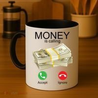 Money Is Calling Coffee Mug thumb 4