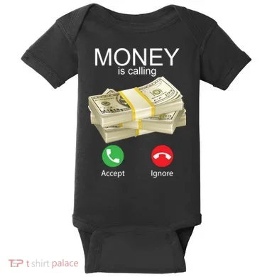 Money Is Calling Baby Bodysuit