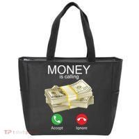 Money Is Calling Tote Bag thumb 0