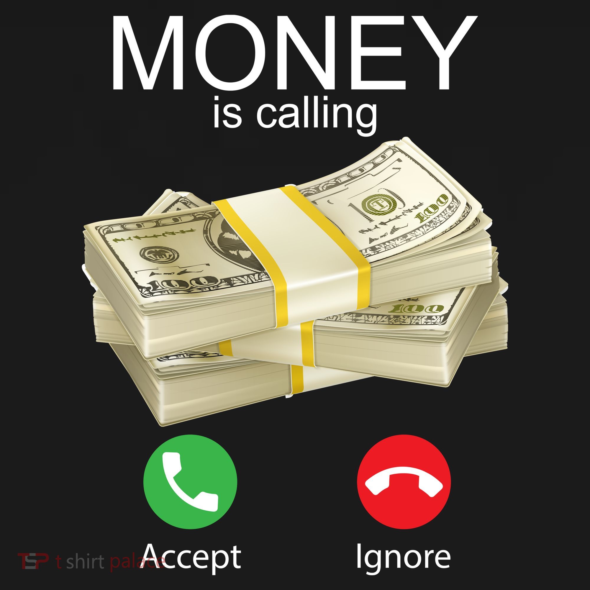 Money Is Calling Tote Bag