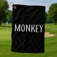 Monkey Golf Towel thumb 1