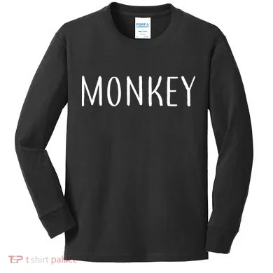 Monkey Kids Long Sleeve Shirt