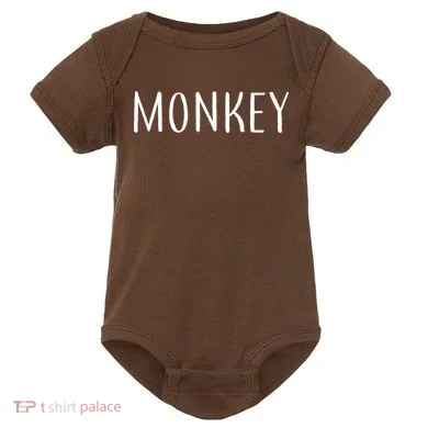 Monkey Baby Bodysuit