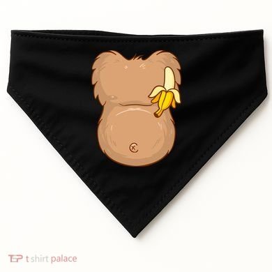 Monkey Ape Belly Costume USA-Made Doggie Bandana