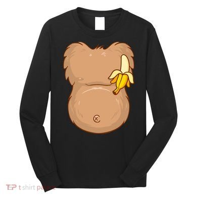 Monkey Ape Belly Costume Long Sleeve Shirt