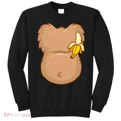 Monkey Ape Belly Costume Sweatshirt