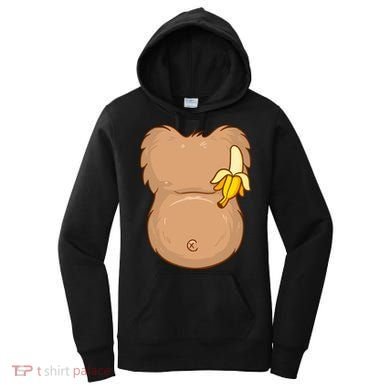 Monkey Ape Belly Costume Women's Hoodie