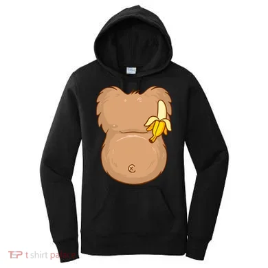 Monkey Ape Belly Costume Women's Hoodie