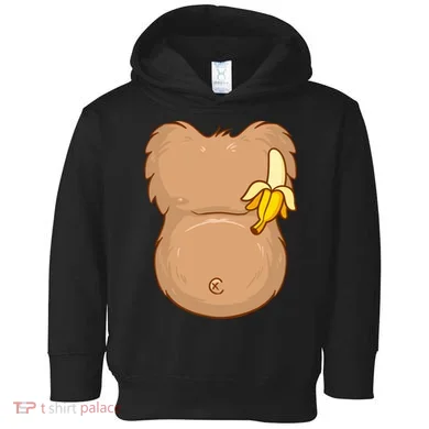 Monkey Ape Belly Costume Toddler Hoodie