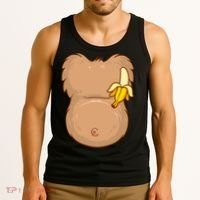 Monkey Ape Belly Costume Tank Top thumb 3