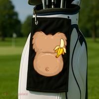 Monkey Ape Belly Costume Golf Towel thumb 2