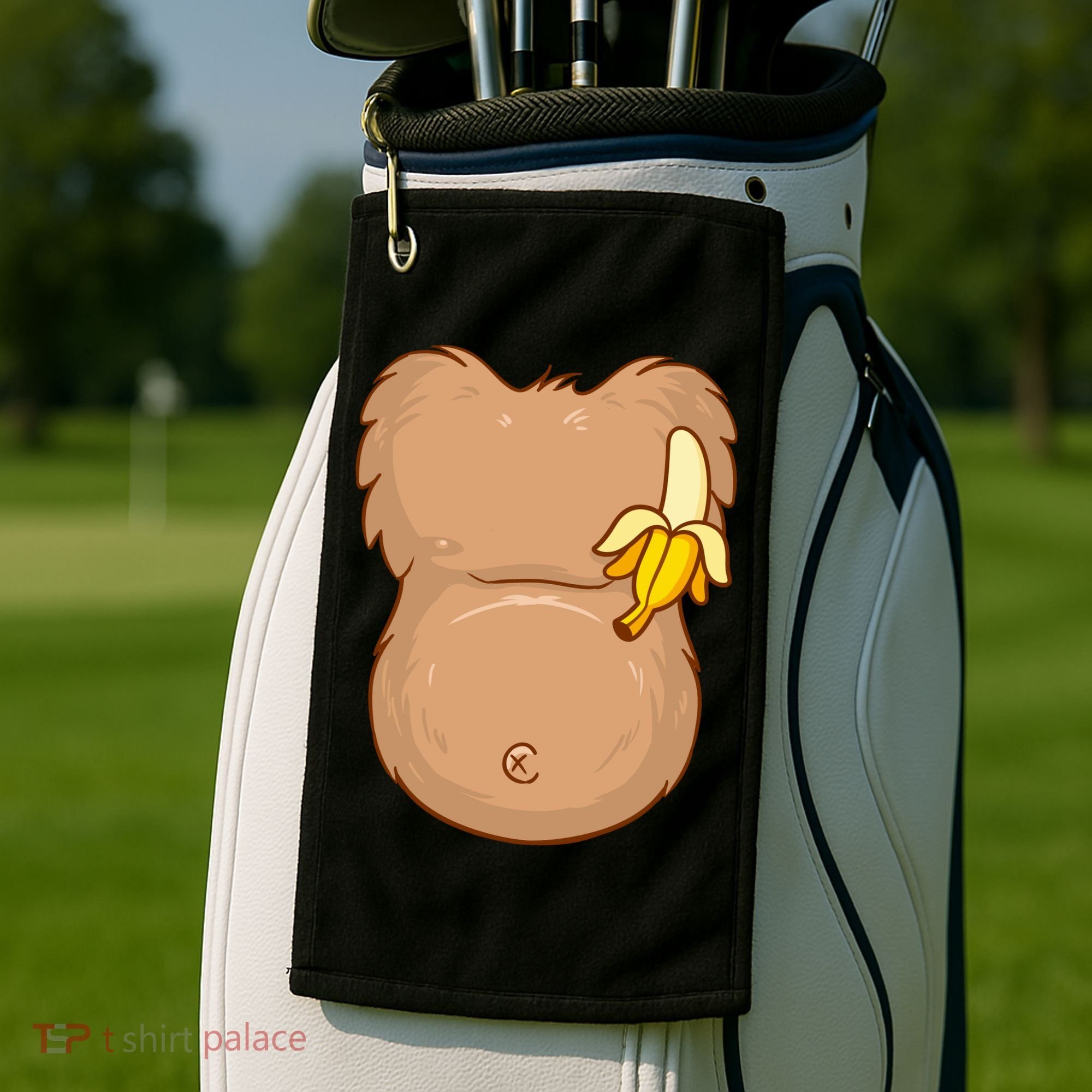 Monkey Ape Belly Costume Golf Towel