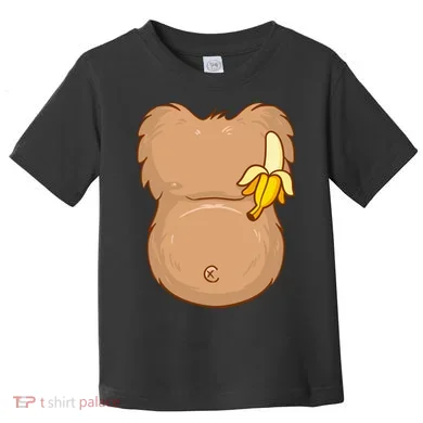 Monkey Ape Belly Costume Toddler T-Shirt
