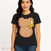 Monkey Ape Belly Costume Women's T-Shirt thumb 4