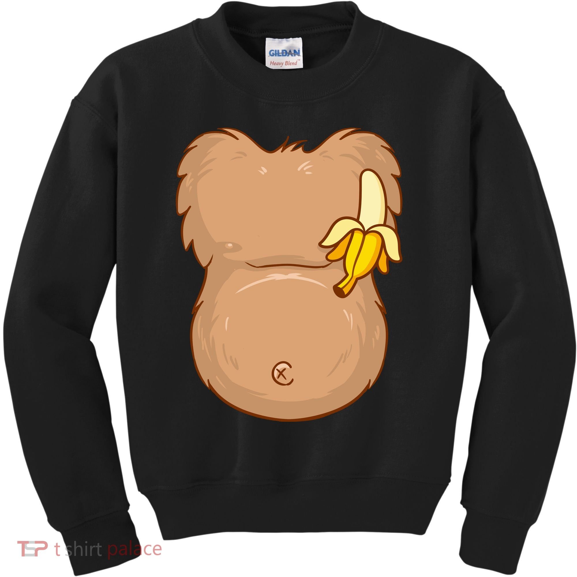 Monkey Ape Belly Costume Kids Sweatshirt