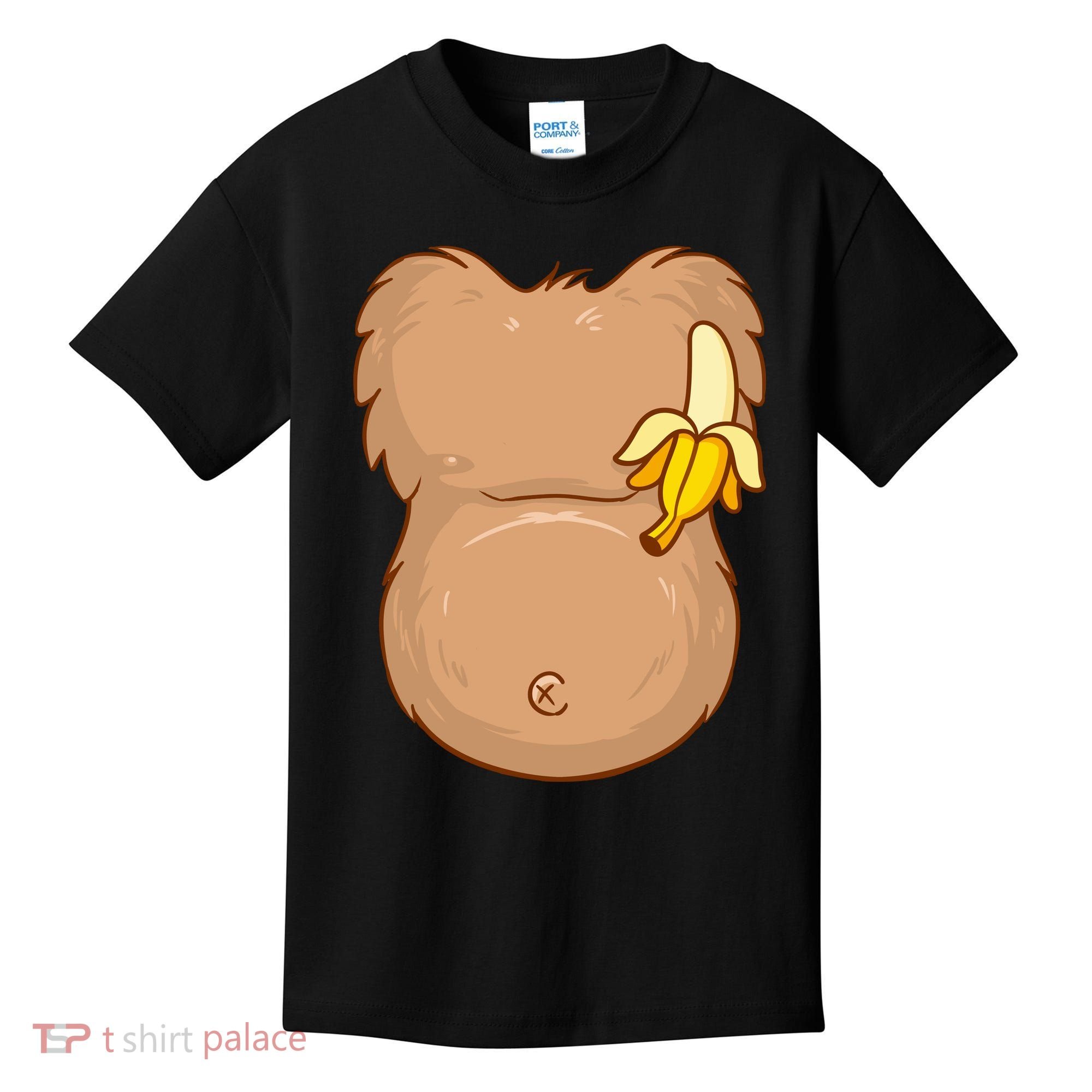 Monkey Ape Belly Costume Kids T-Shirt
