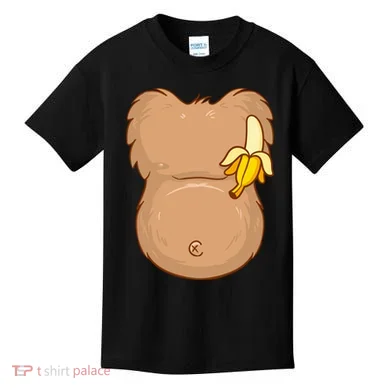 Monkey Ape Belly Costume Kids T-Shirt