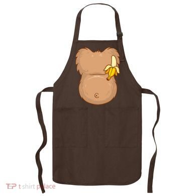 Monkey Ape Belly Costume Apron