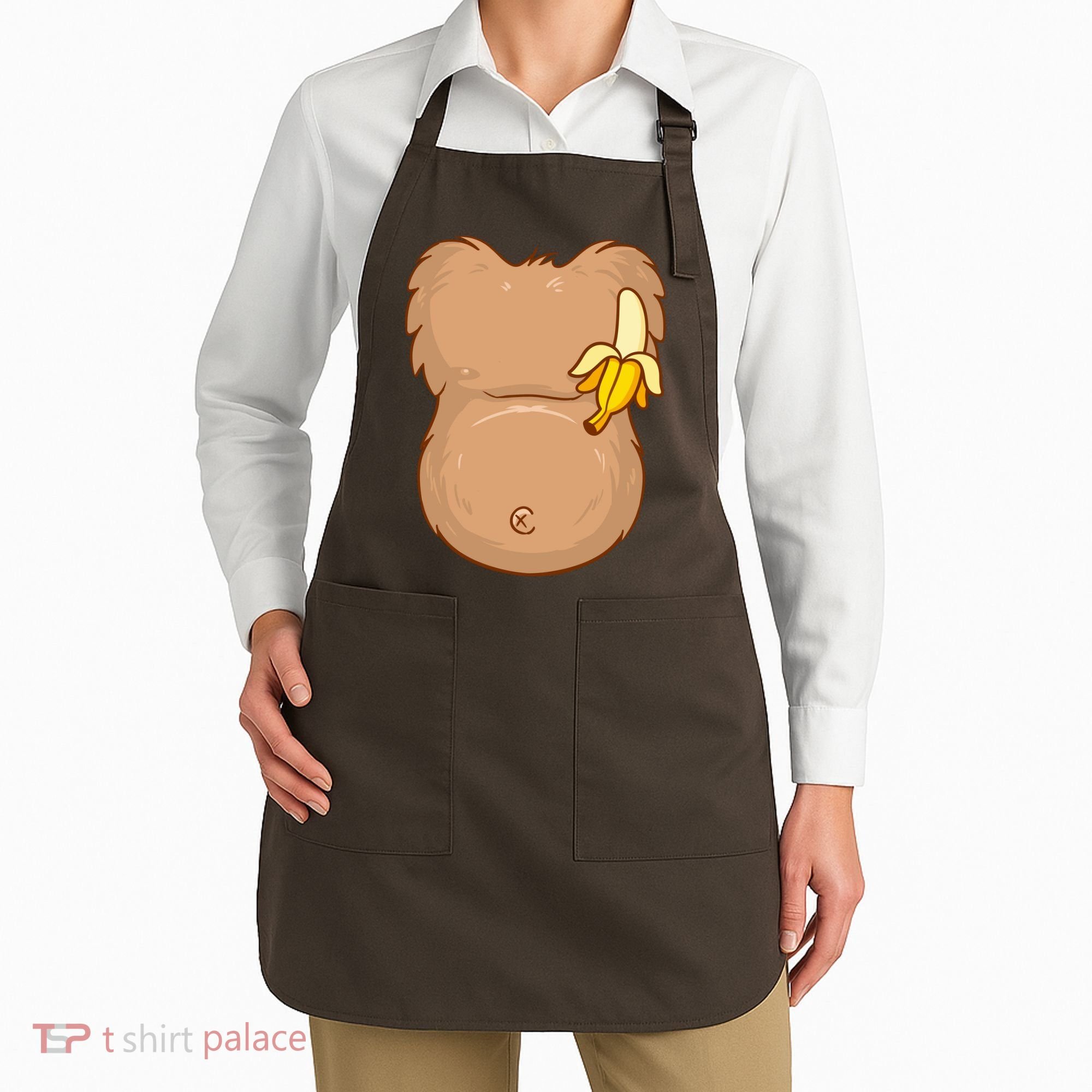 Monkey Ape Belly Costume Apron
