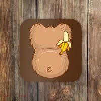 Monkey Ape Belly Costume Coaster thumb 0