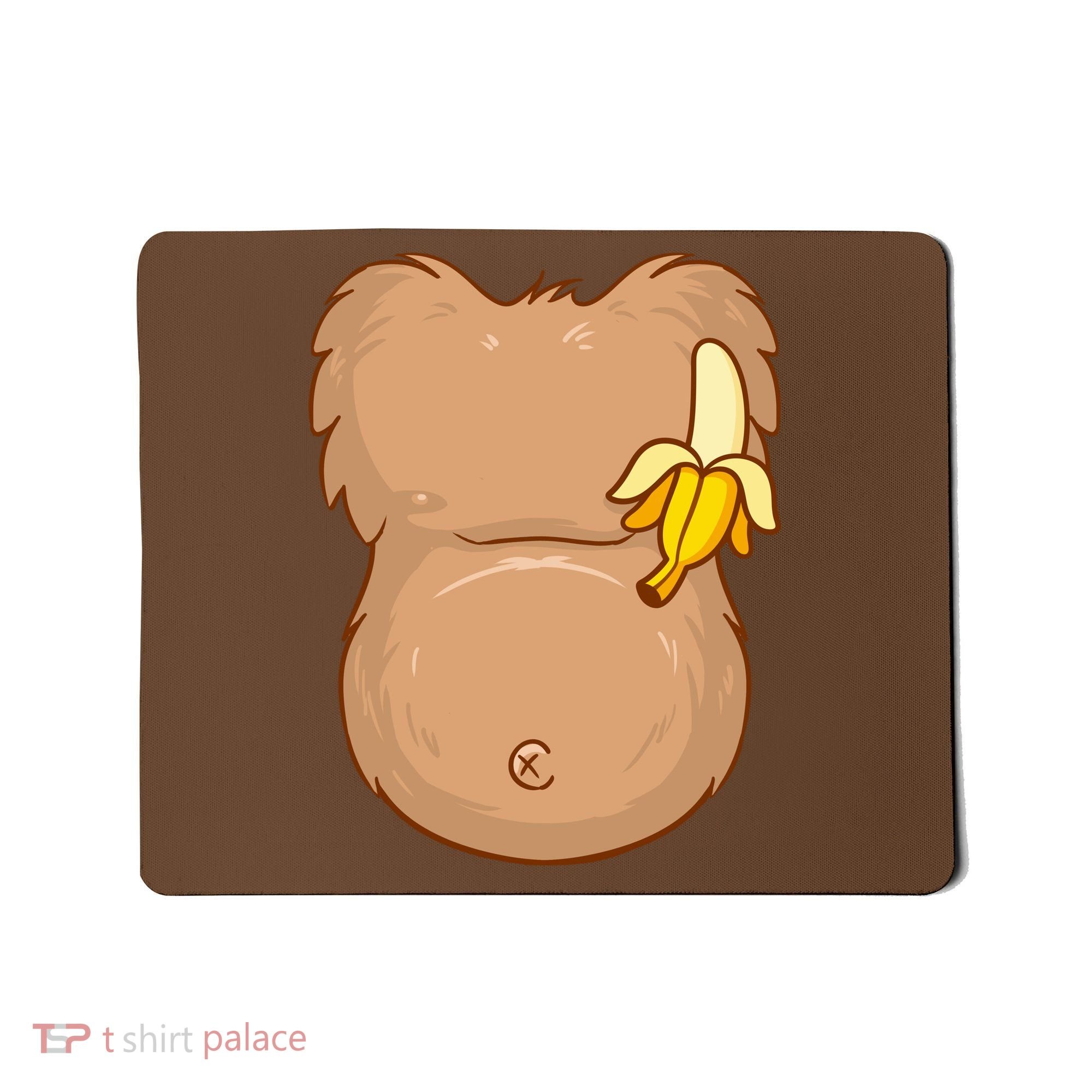 Monkey Ape Belly Costume Mousepad