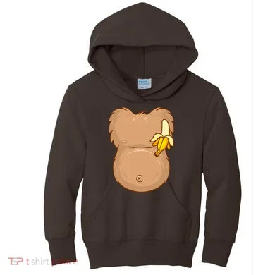 Monkey Ape Belly Costume Kids Hoodie