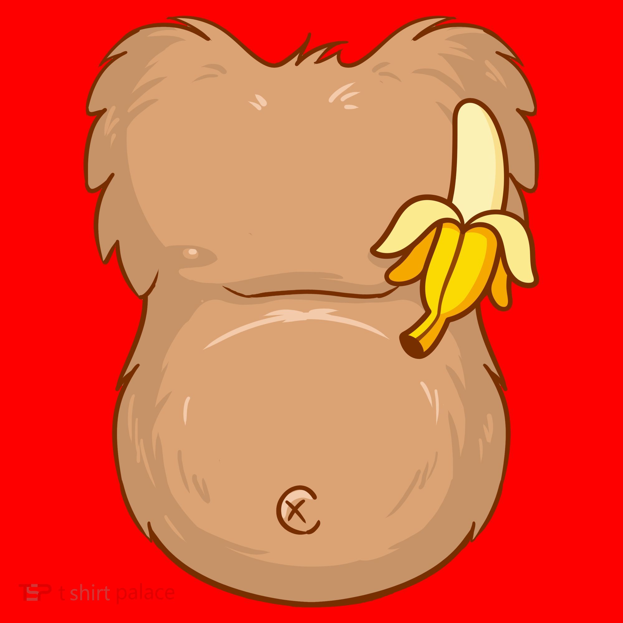 Monkey Ape Belly Costume Santa Hat