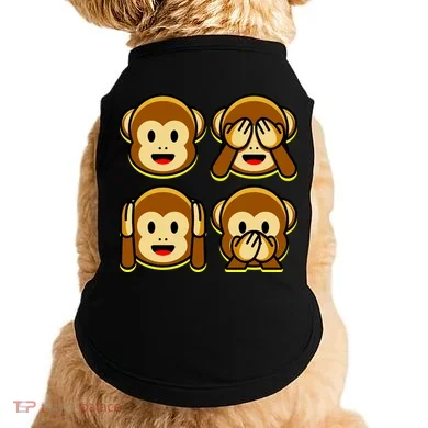 Monkey Emoji Smiley Face Doggie Tank