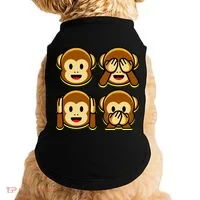 Monkey Emoji Smiley Face Doggie Tank thumb 0