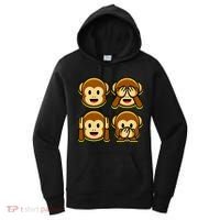 Monkey Emoji Smiley Face Women's Hoodie thumb 0