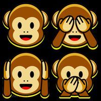 Monkey Emoji Smiley Face Women's Hoodie thumb 2