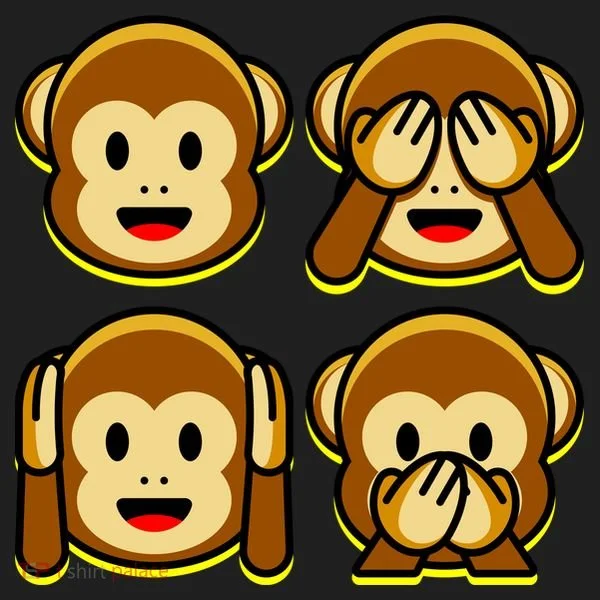 Monkey Emoji Smiley Face Tumbler
