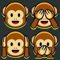 Monkey Emoji Smiley Face Toddler T-Shirt thumb 4