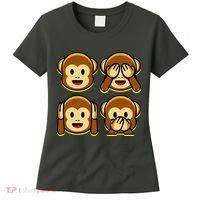 Monkey Emoji Smiley Face Women's T-Shirt thumb 0