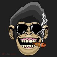 Monkey Smoking Cigar Hat thumb 2
