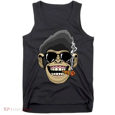 Monkey Smoking Cigar Tank Top