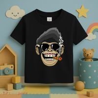 Monkey Smoking Cigar Toddler T-Shirt thumb 3