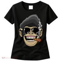Monkey Smoking Cigar Women's T-Shirt thumb 0