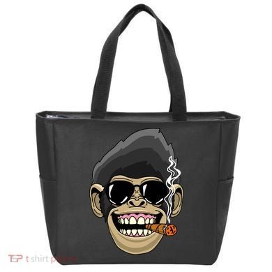 Monkey Smoking Cigar Tote Bag
