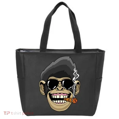 Monkey Smoking Cigar Tote Bag