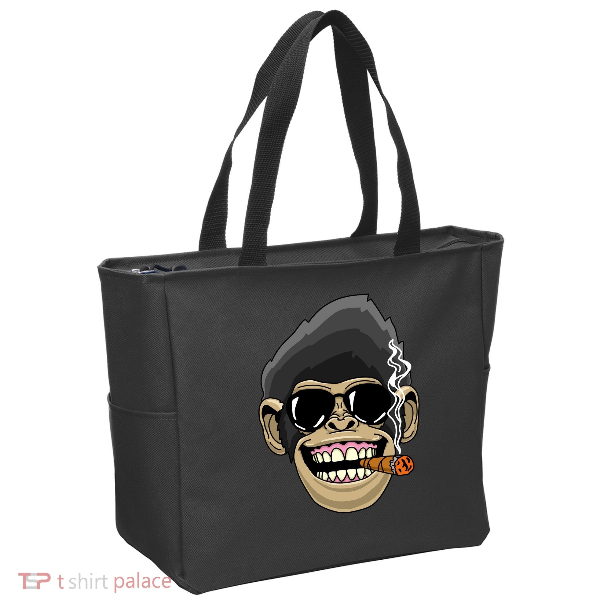 Monkey Smoking Cigar Tote Bag