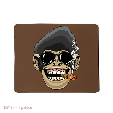 Monkey Smoking Cigar Mousepad
